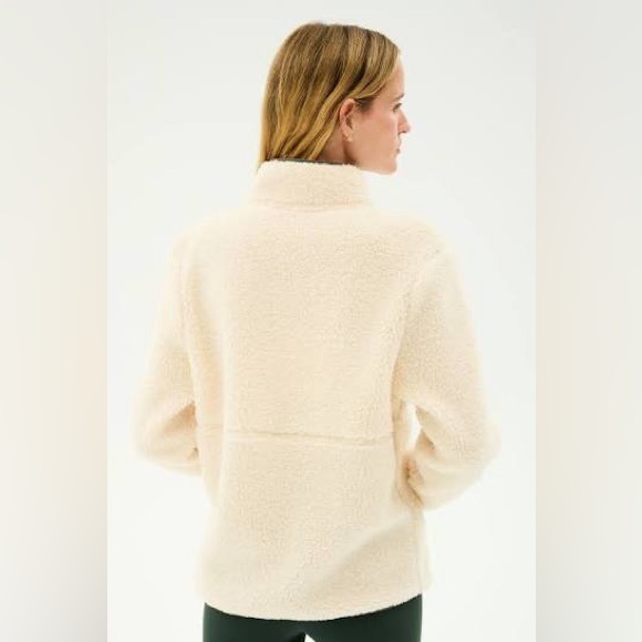 NWT Splits59 Libby Sherpa in crème and military green - size XS - Picture 3 of 5